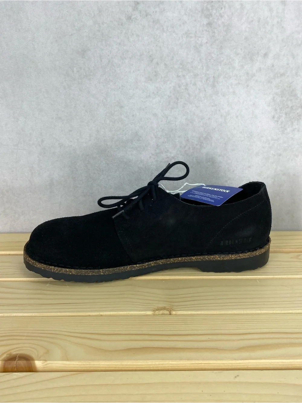 Birkenstock Uppsala Low Suede Leather Black Casual Comfot Oxfords Shoes 45 EUR